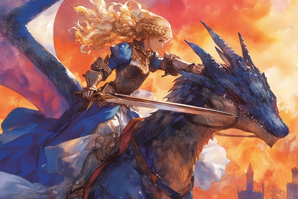 ドラゴンと少女（竜騎士）23