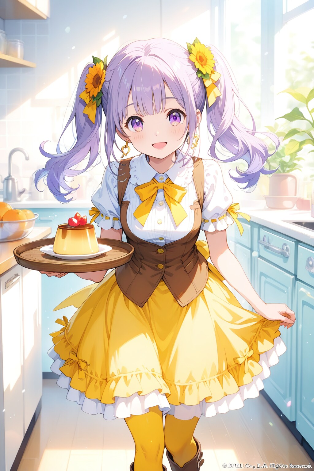 由里絵様❤️直伝のプリン🍮を作ってみました❤️ | の人気AIイラスト・グラビア