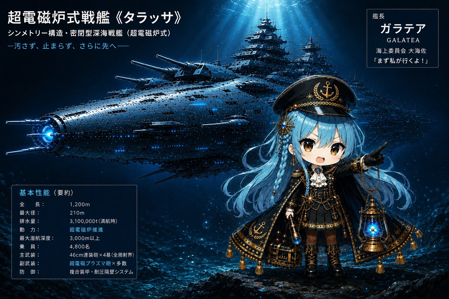 《タラッサ》艦長 ガラテア