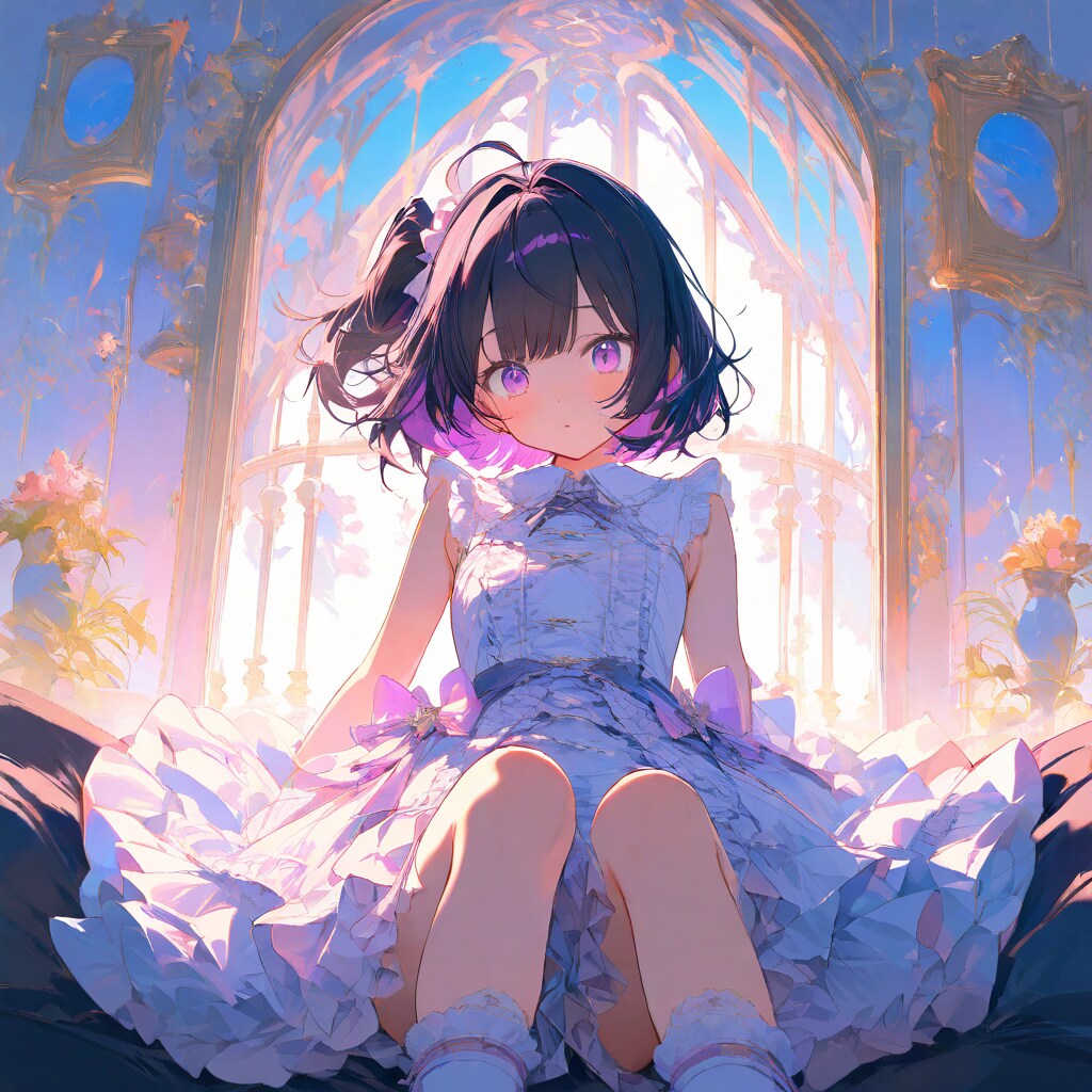 黒髪サイドアップちゃん