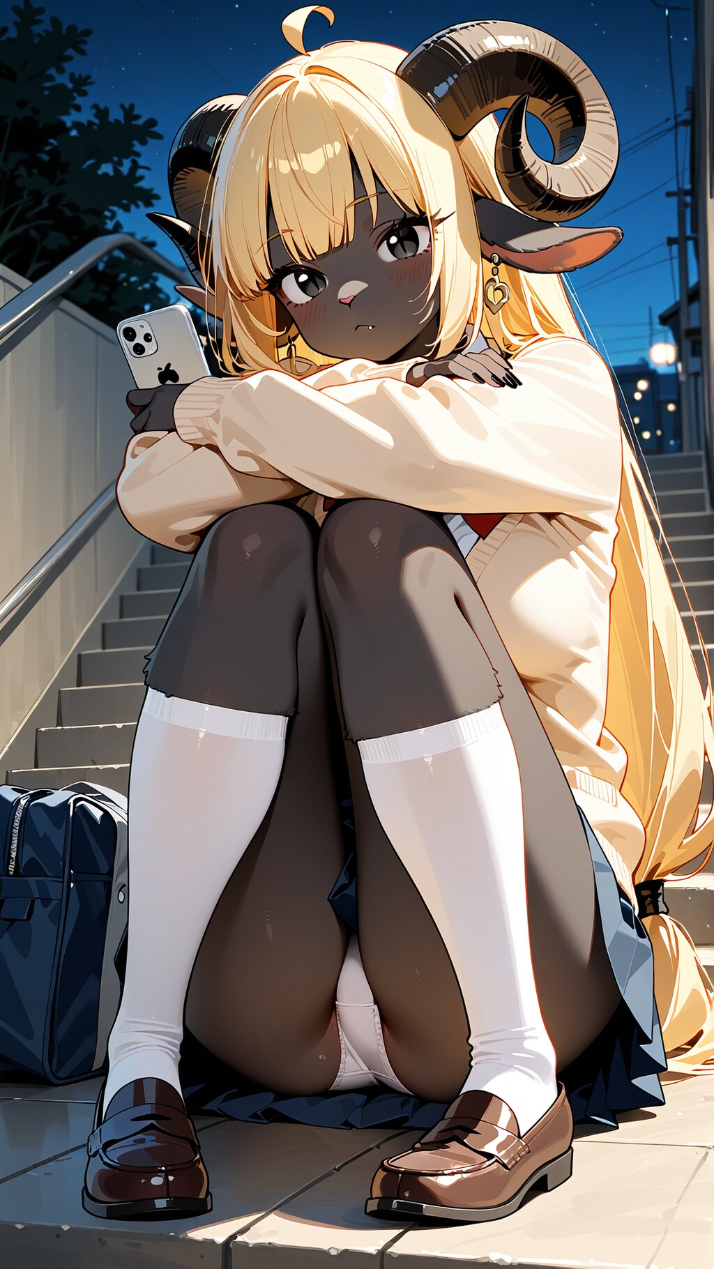 黒ヒツジに勝手に帰宅を待たれている