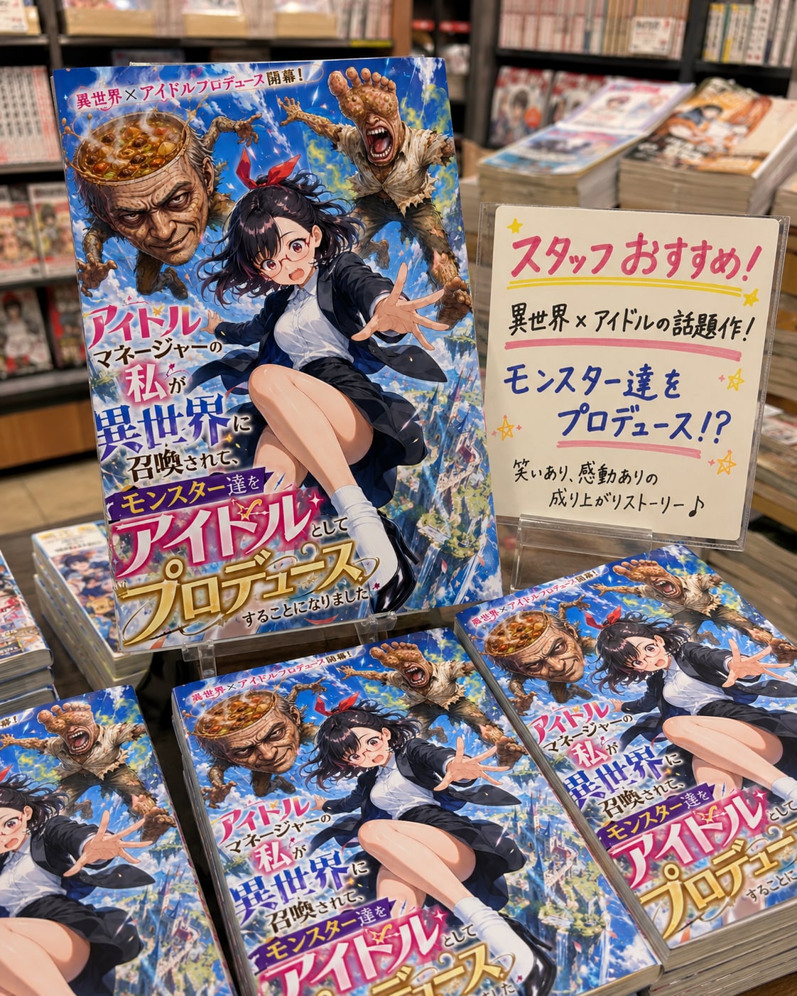 アイドルマネージャーの私が異世界に召喚されて、モンスター達をアイドルとしてプロデュースすることになりました | の人気AIイラスト・グラビア