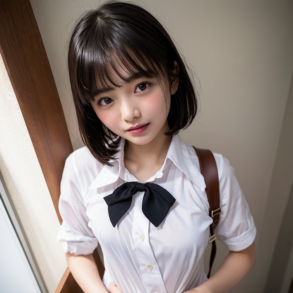 ショートカット美少女