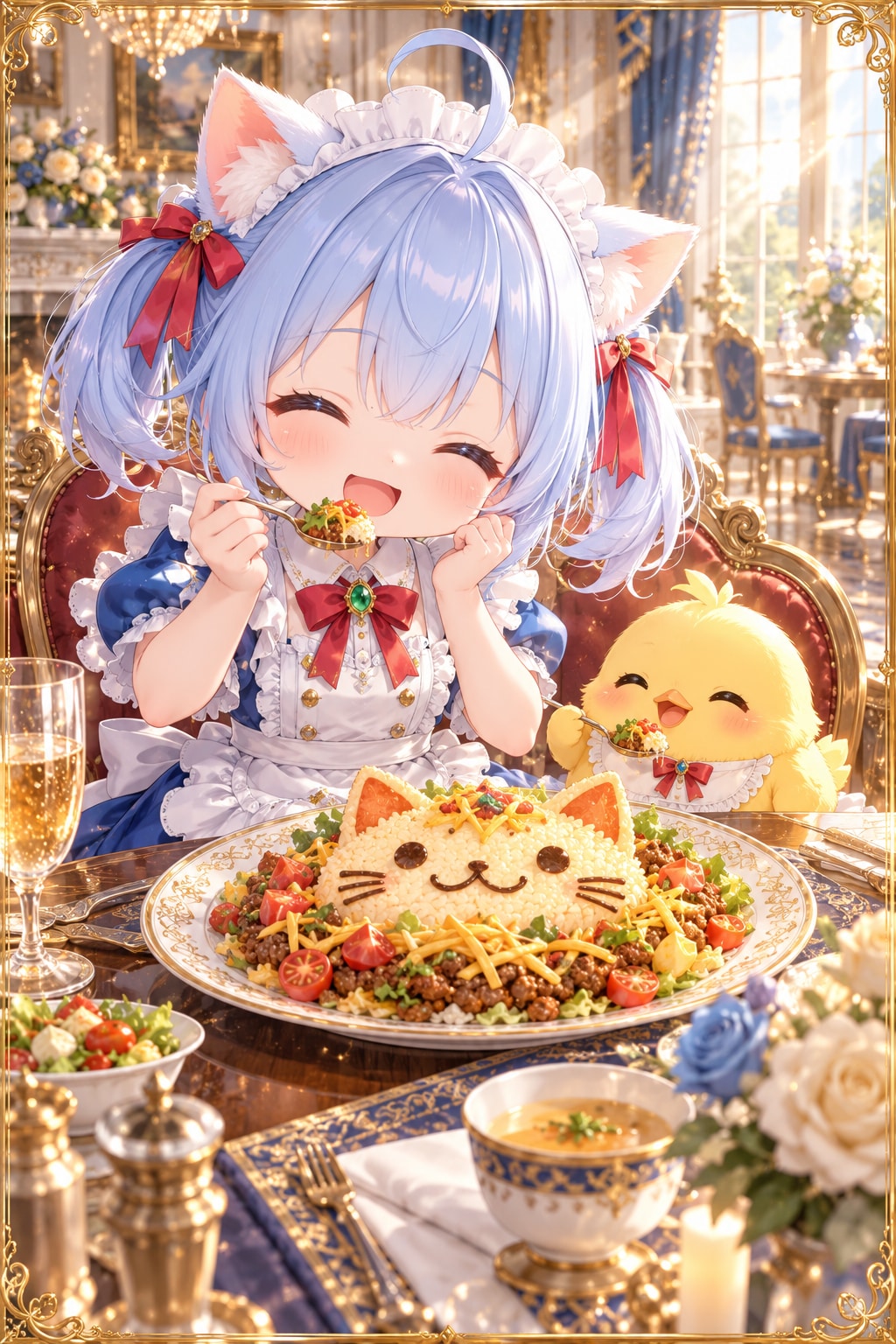 猫型ごはん4
