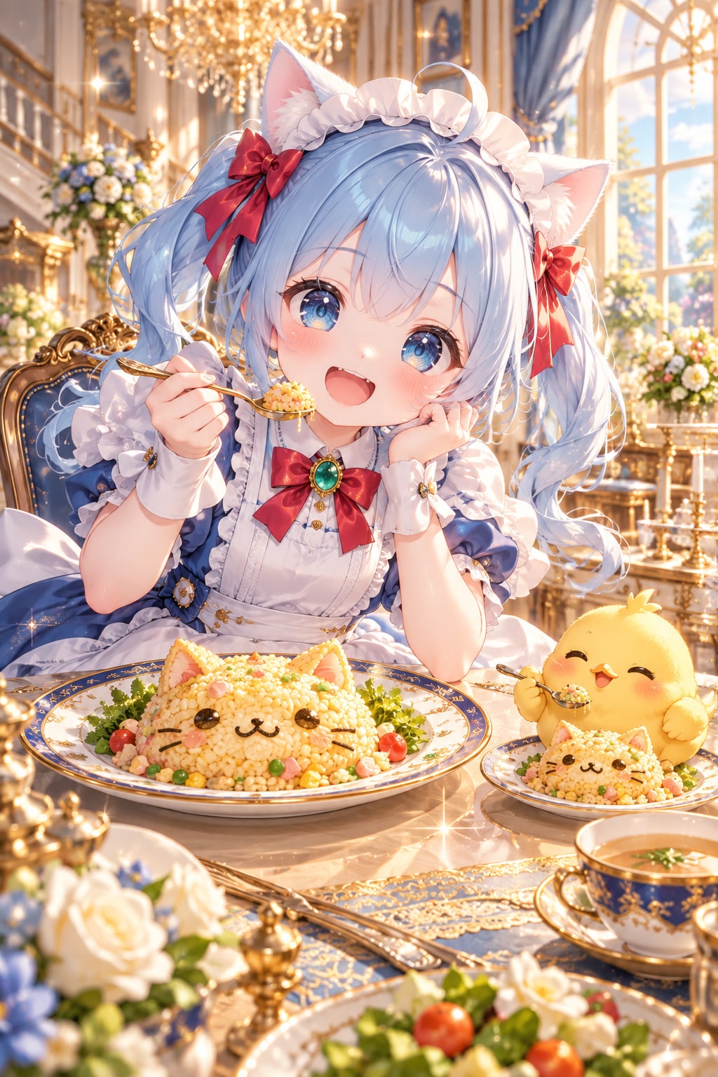 猫型ごはん4