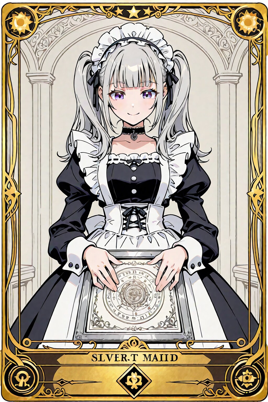 ゴシックメイドちゃんカード2 | の人気AIイラスト・グラビア