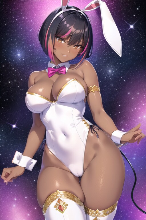 褐色バニーガール17