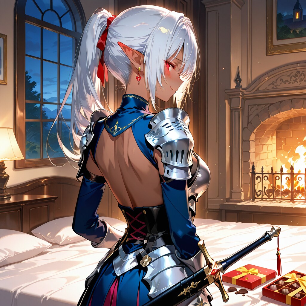 バレンタインデーの夜に両想い関係の彼を一族の別荘に招いたフィアレーネ
