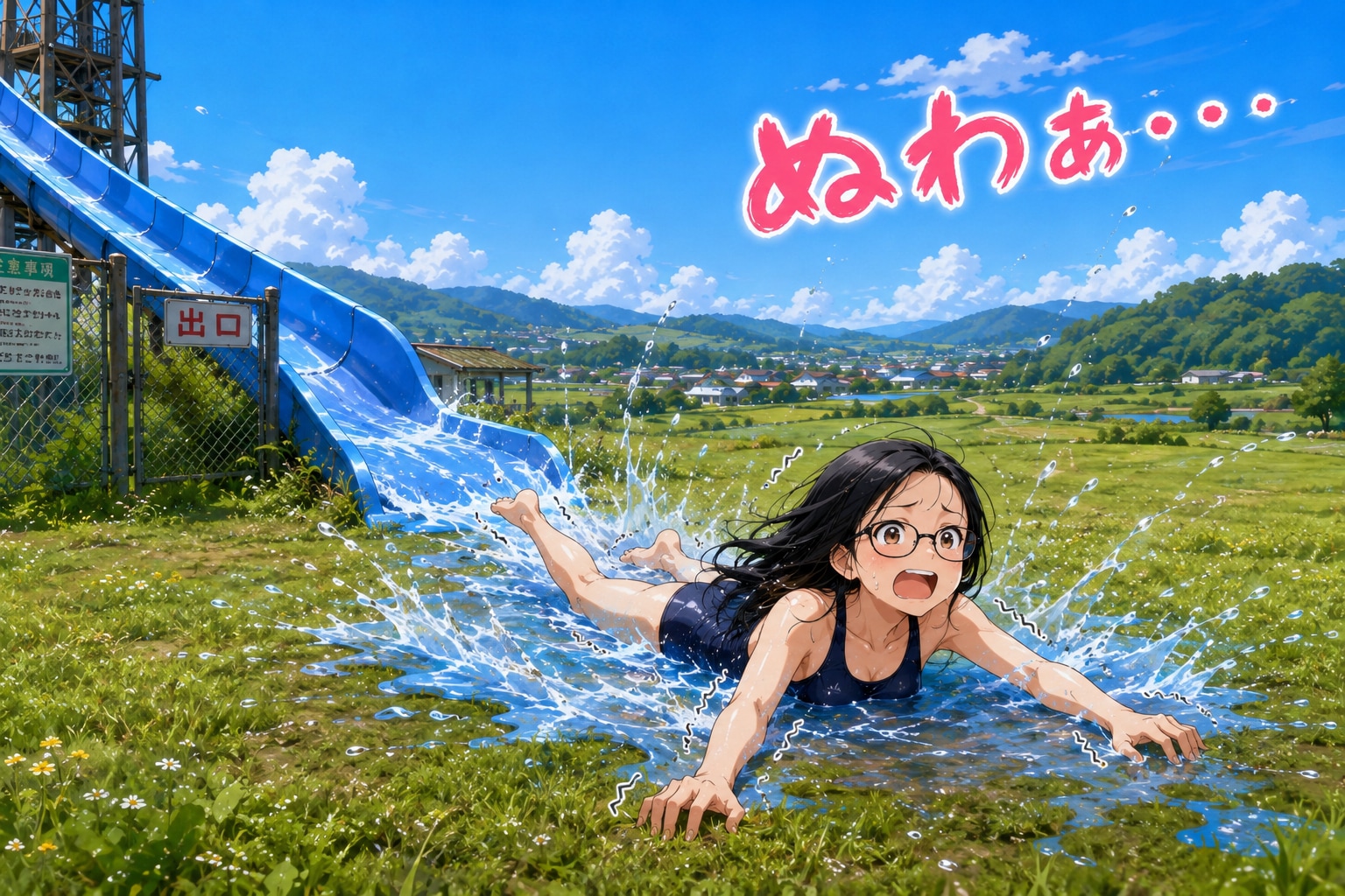 <うちの子ちゃん>ぬわイダー着地失敗 | の人気AIイラスト・グラビア