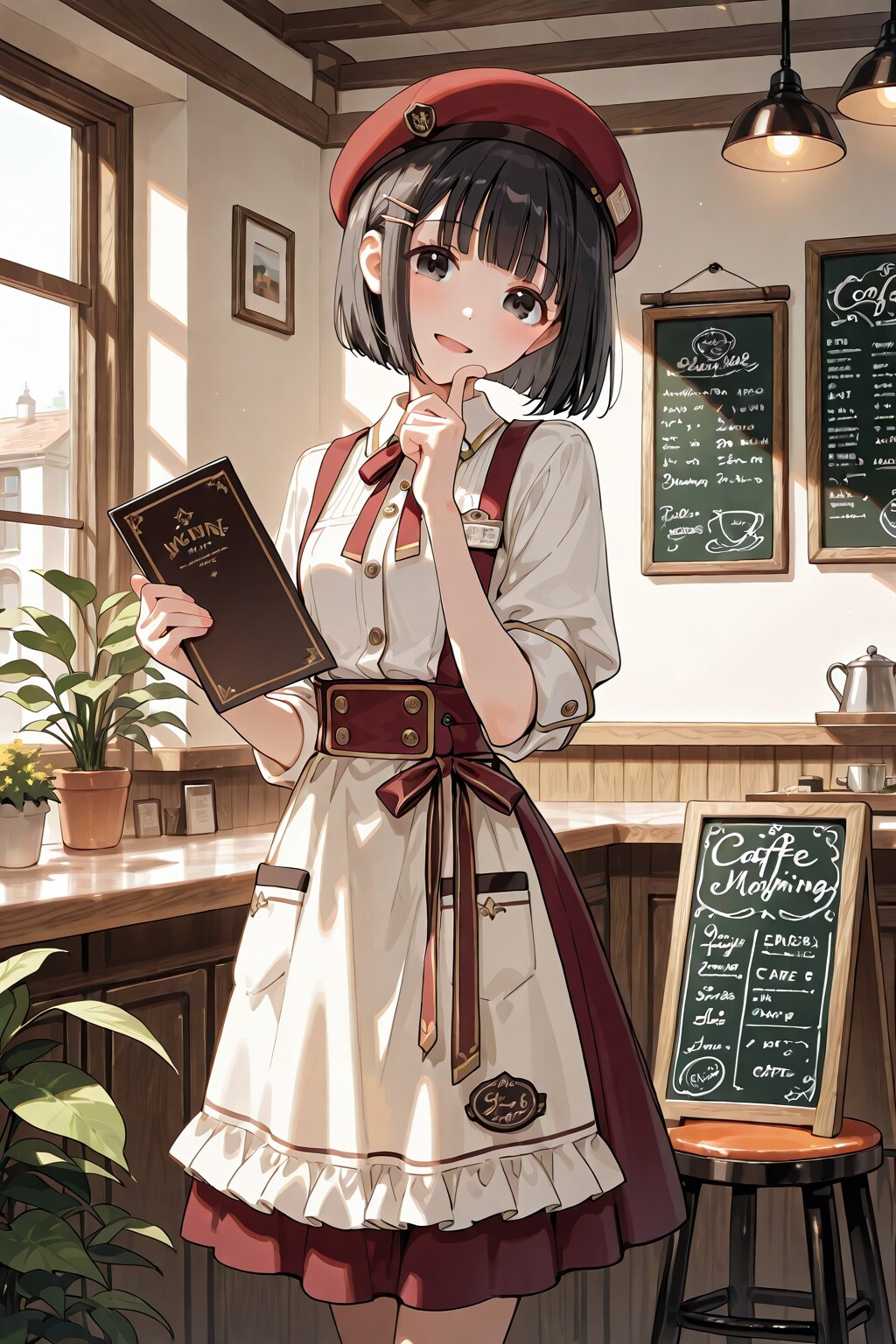 妹ちゃん✨カフェへようこそ‼️🥰☕️✨３７３ | の人気AIイラスト・グラビア