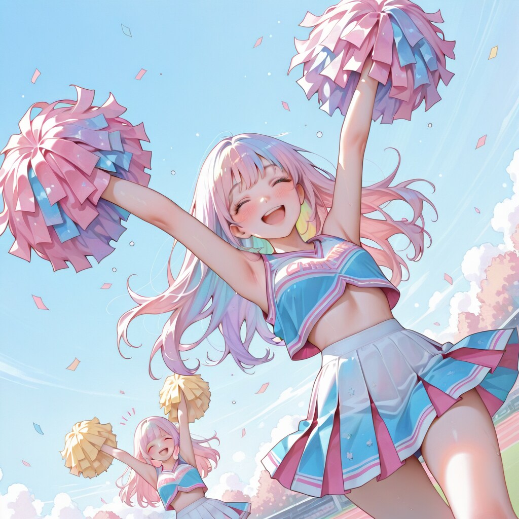 チアガール（LATTE） | の人気AIイラスト・グラビア