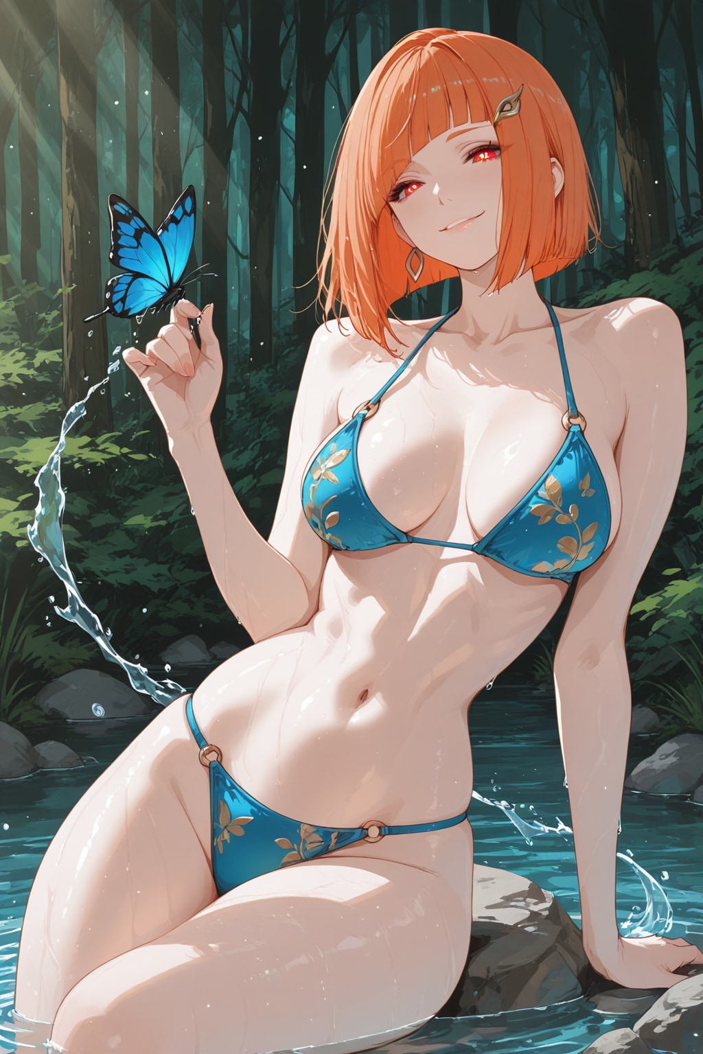 蝶と戯
