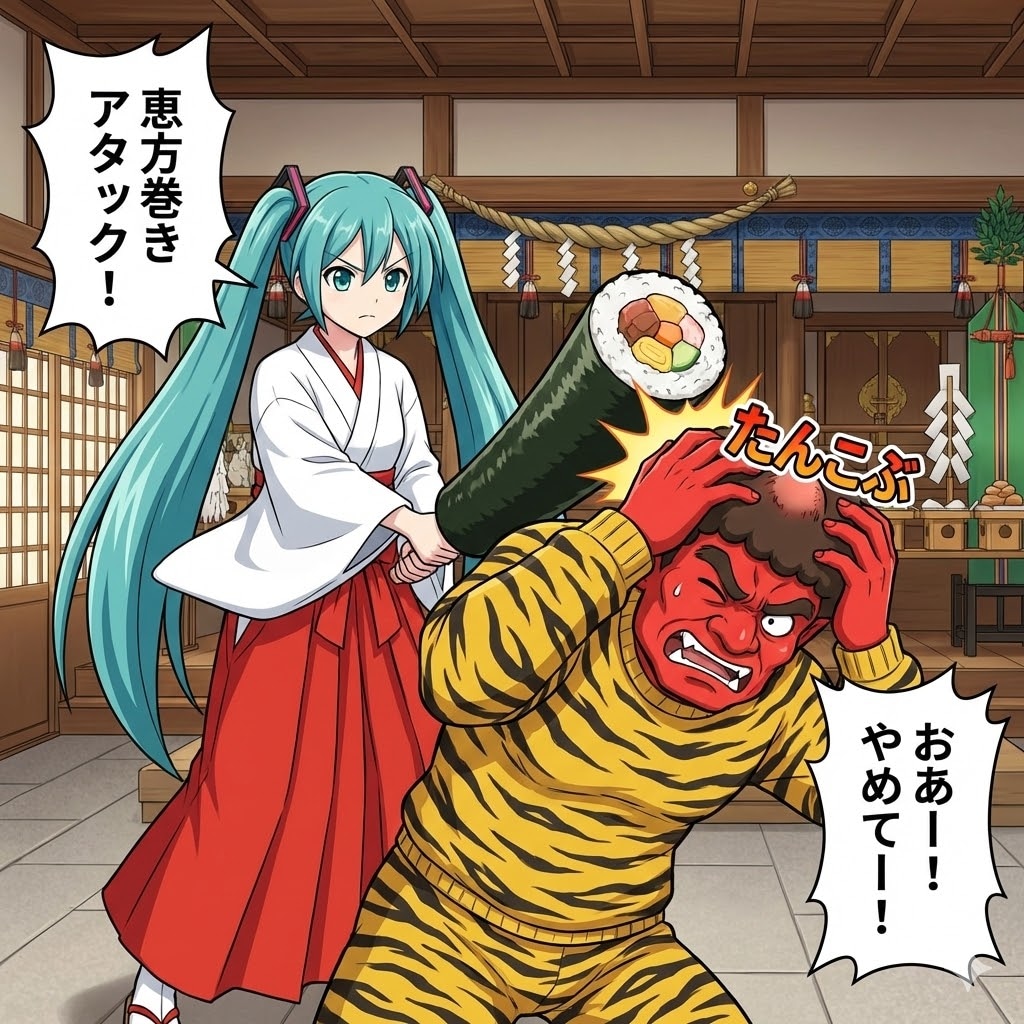 恵方巻きアタック！