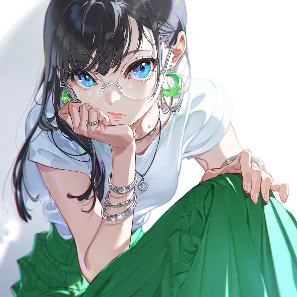 Tシャツとスカート