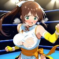 破れた服が気になって仕方ないマナ　(無天のカイト　マナ) 3枚目