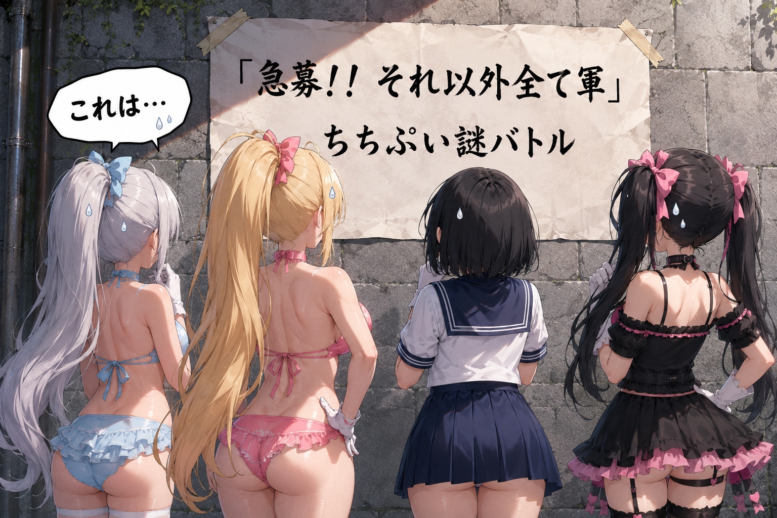 みずまわりんガールズが謎バトルに参戦！