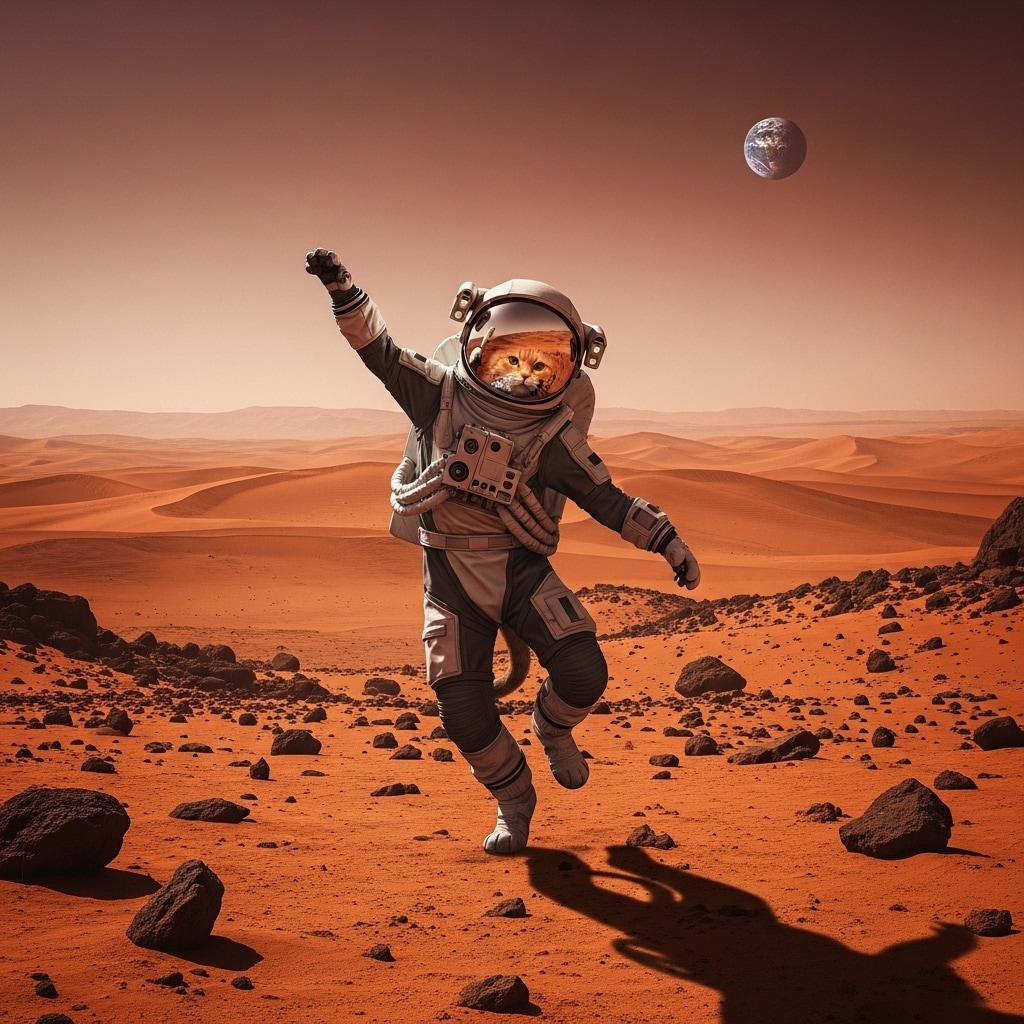 キャット・オン・マーズ | の人気AIイラスト・グラビア