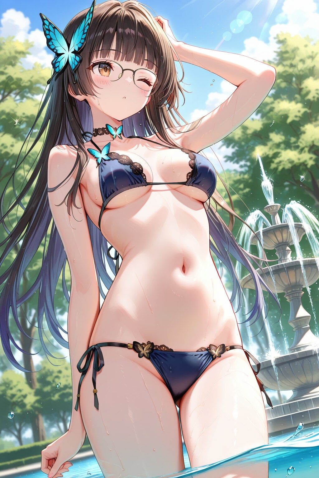 没になった漆ちゃん[Мビキニ]