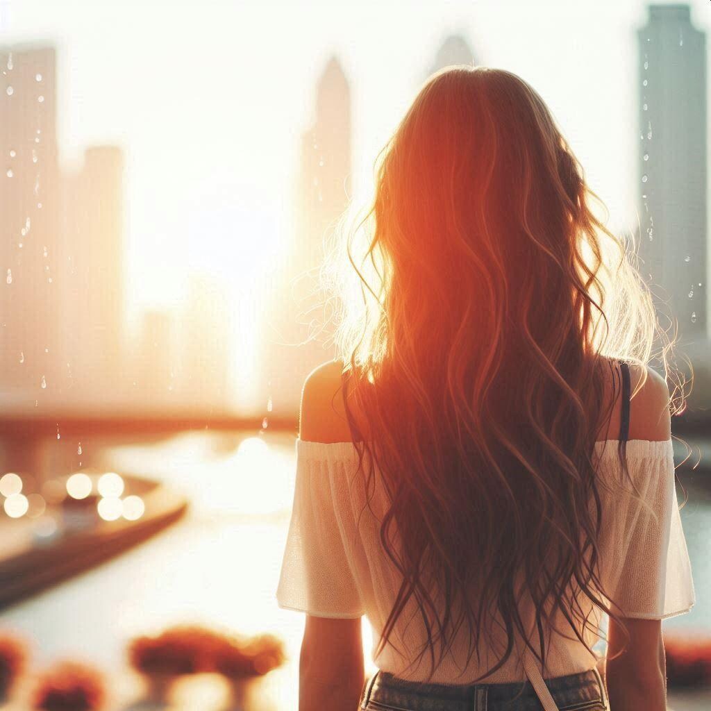 雨上がり、太陽から勇気を