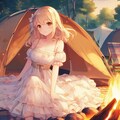 お嬢様キャンプ 2枚目