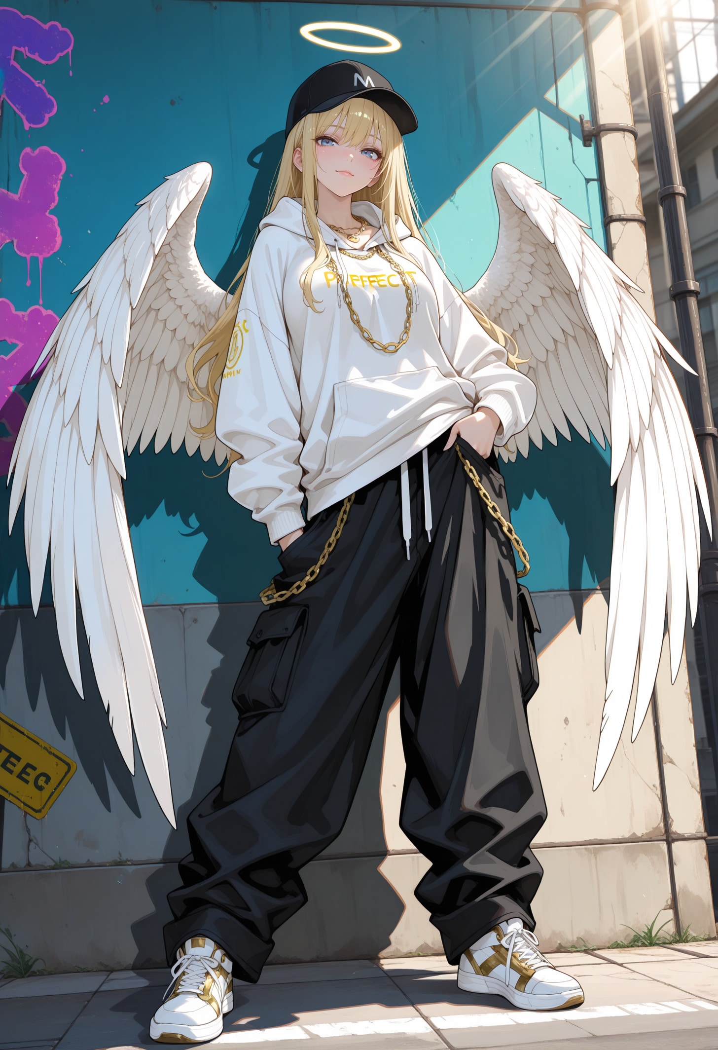 HIPHOP天使 | の人気AIイラスト・グラビア