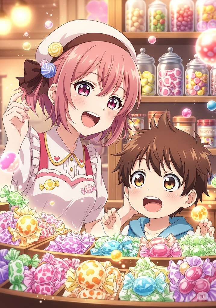 魔法のキャンディ | の人気AIイラスト・グラビア