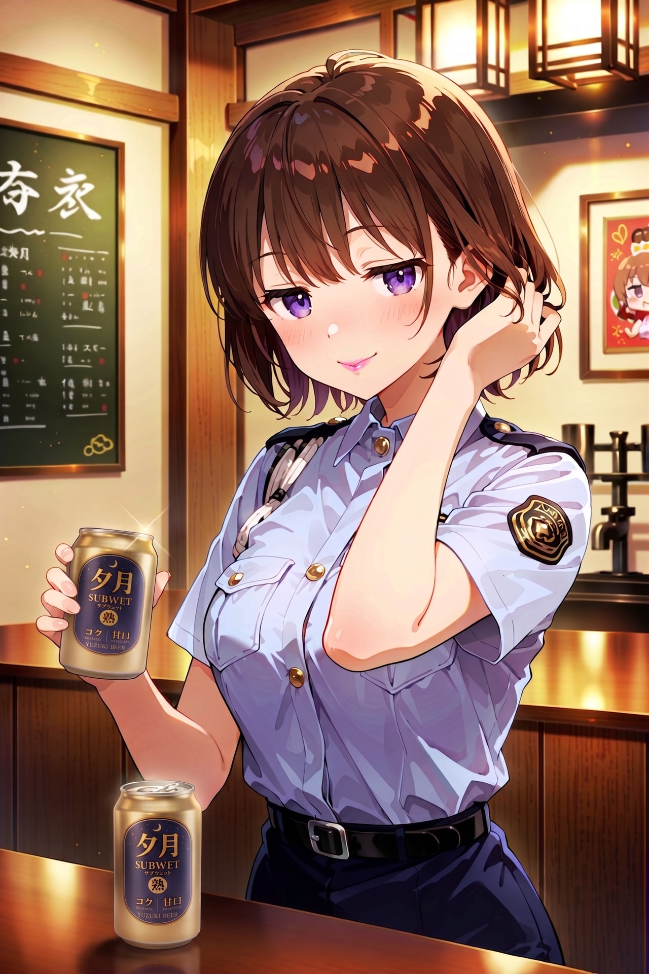 ジト目婦警さんとビール ～乾さつきのドライな日常～ Z726