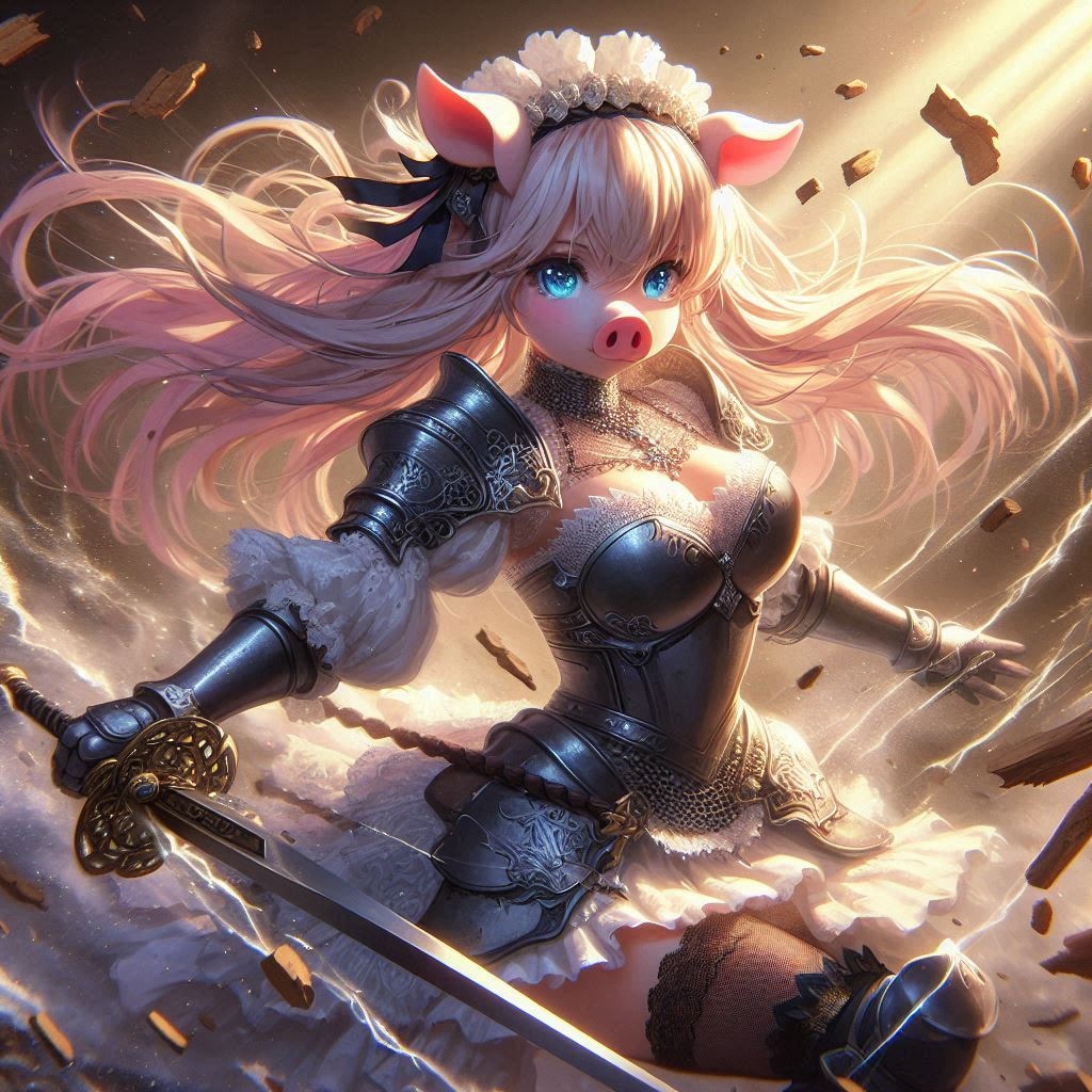 豚鼻のメイド騎士