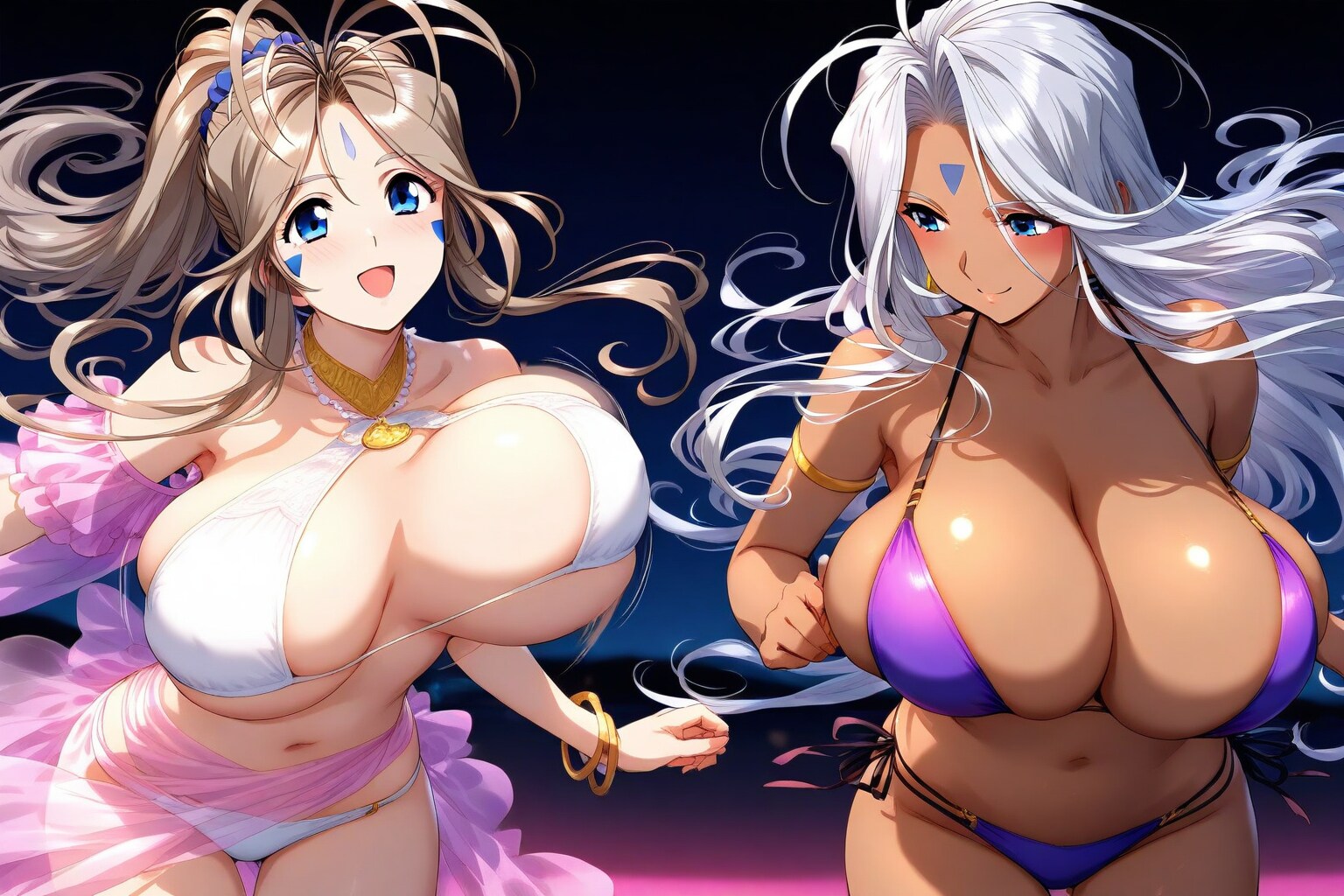 揺れる爆乳　ー プロンプト流用参照 Ver. ー