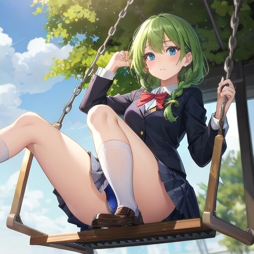 ブランコで遊びましょ