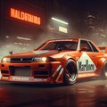 マルボロカラーのR32GT-R 4枚目