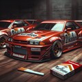 マルボロカラーのR32GT-R 3枚目