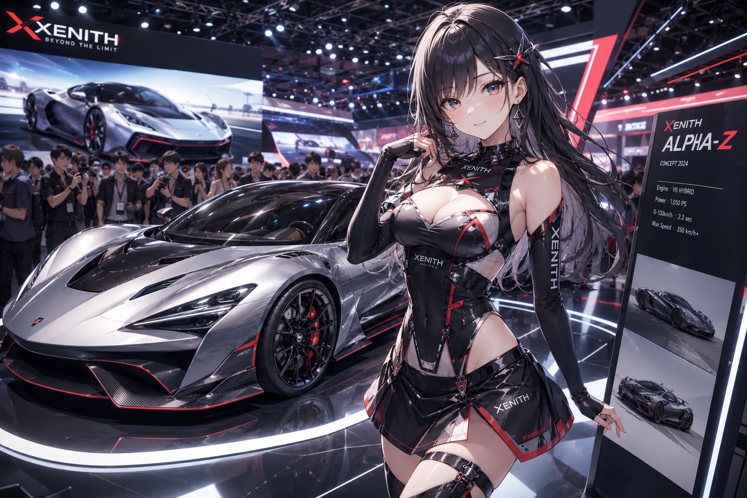 モーターショーはやっぱりいかついスポーツカーを見るのが嗜み