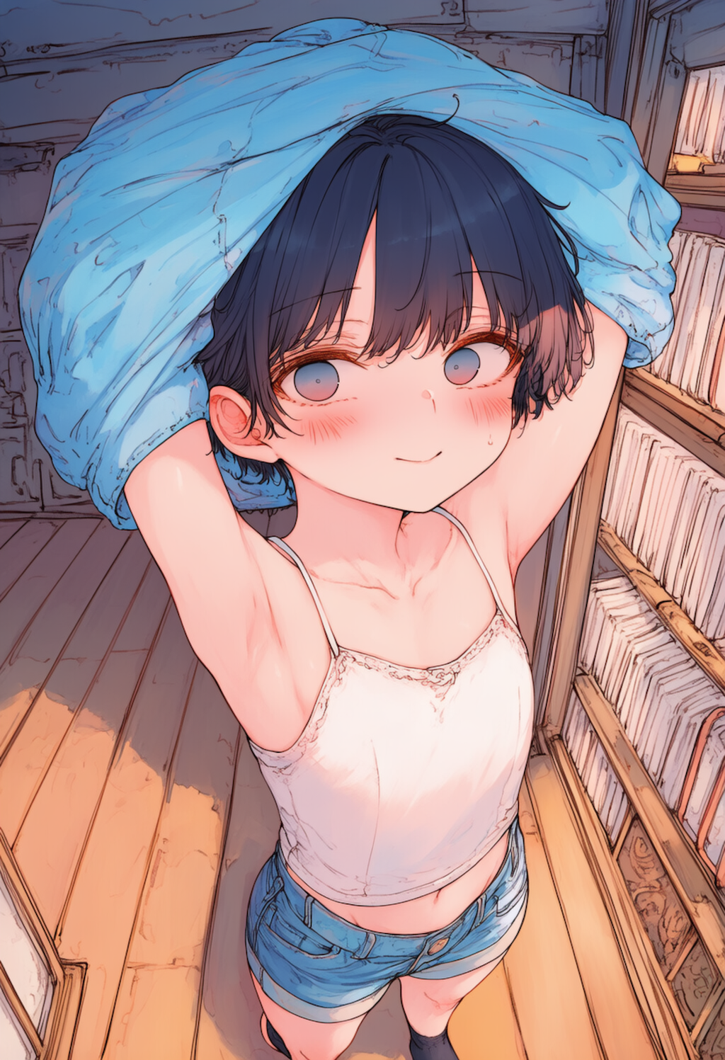 温泉で生着替えなハルちゃん_0430