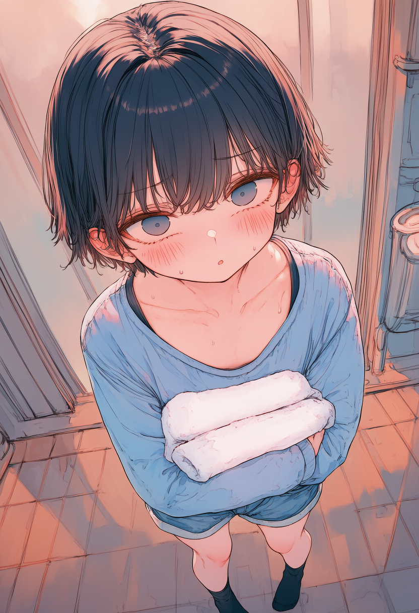 温泉で生着替えなハルちゃん_0430