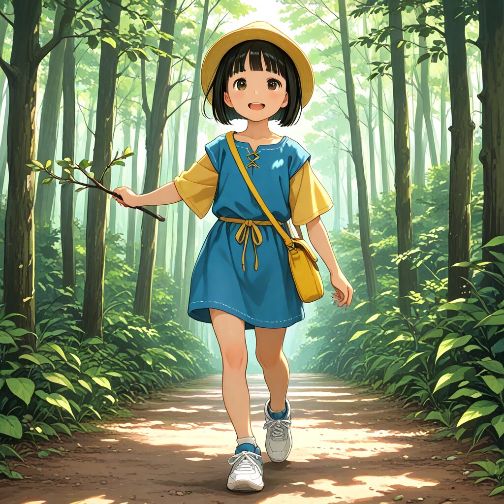 木の枝は冒険のお供 | の人気AIイラスト・グラビア