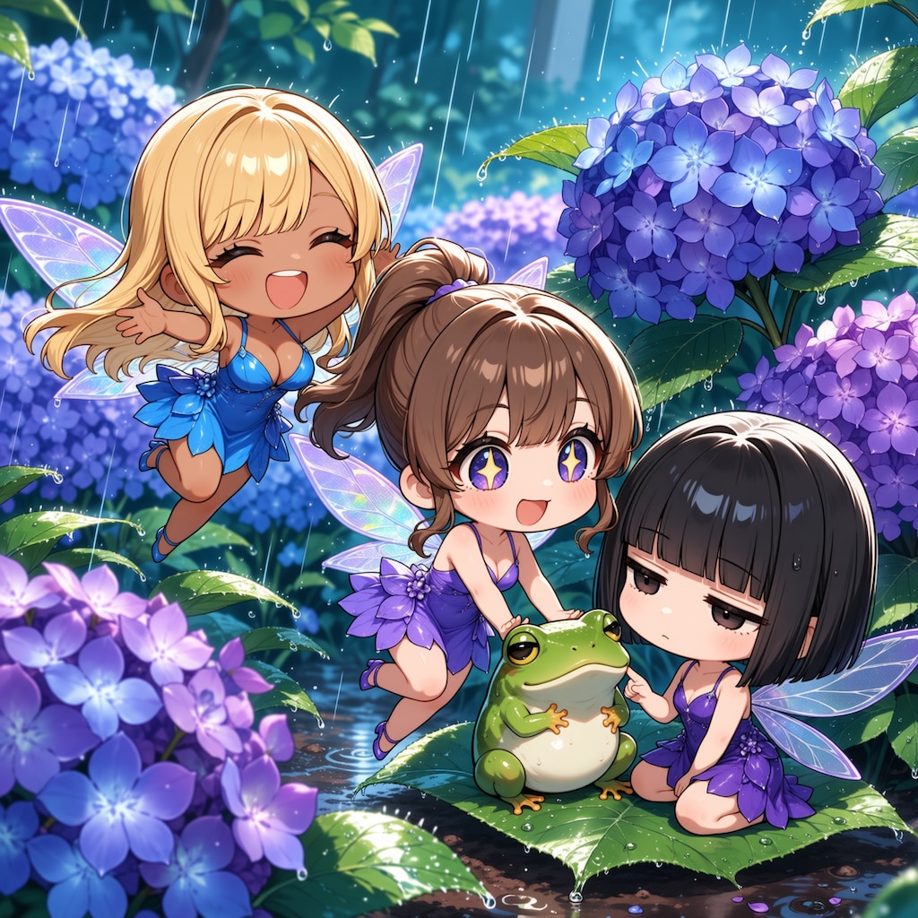 あじさいの妖精