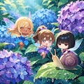 あじさいの妖精 2枚目