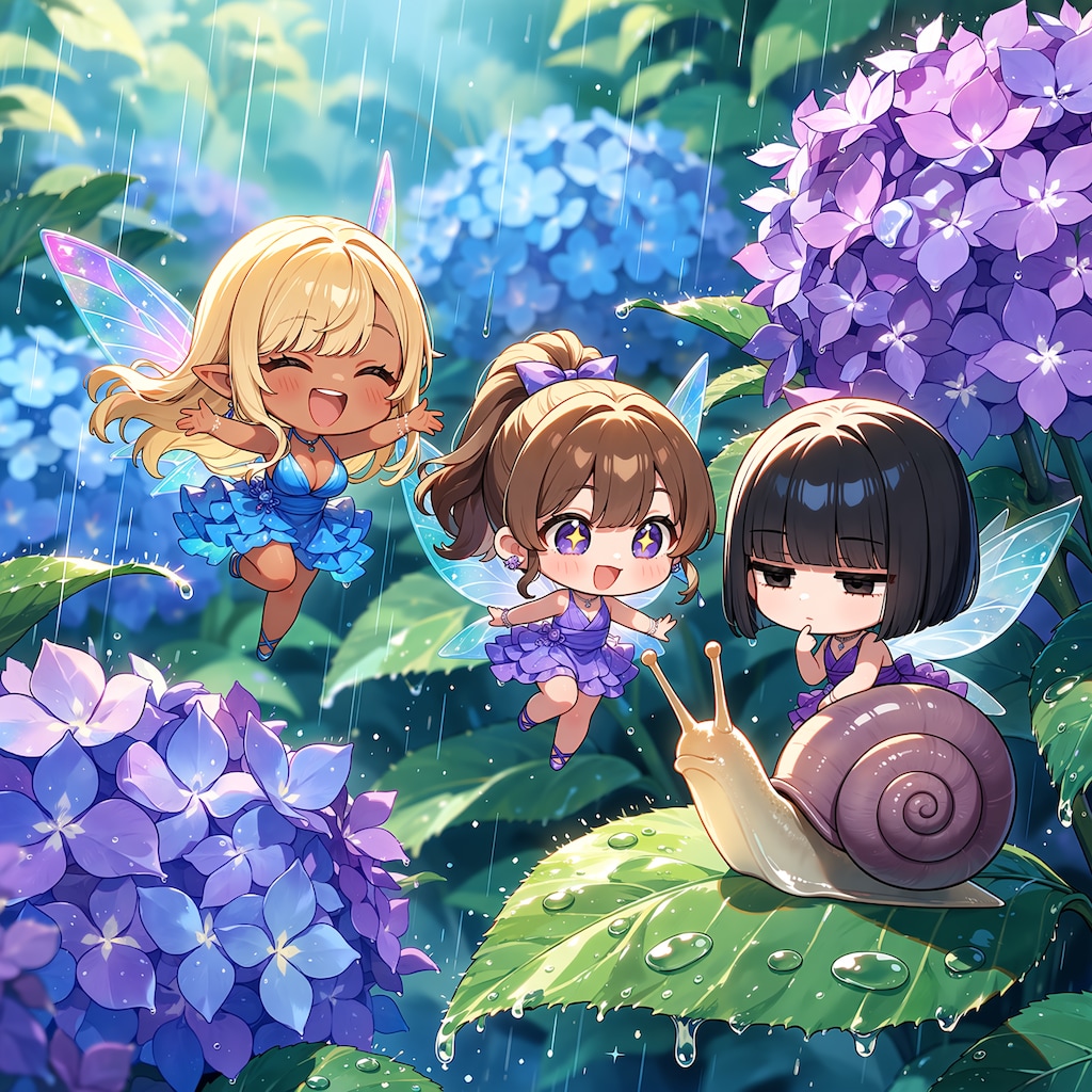 あじさいの妖精