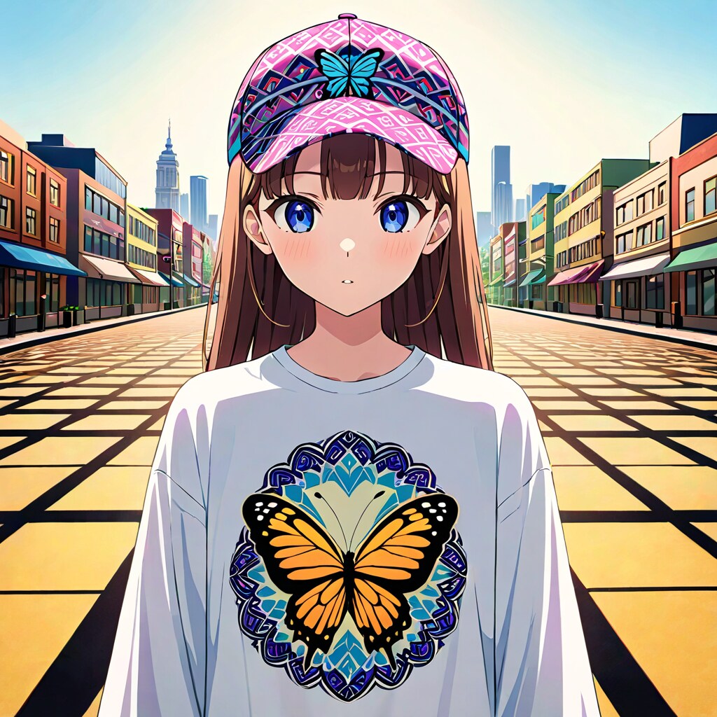 ヴィチナンキ[蝶]×Ｔシャツ