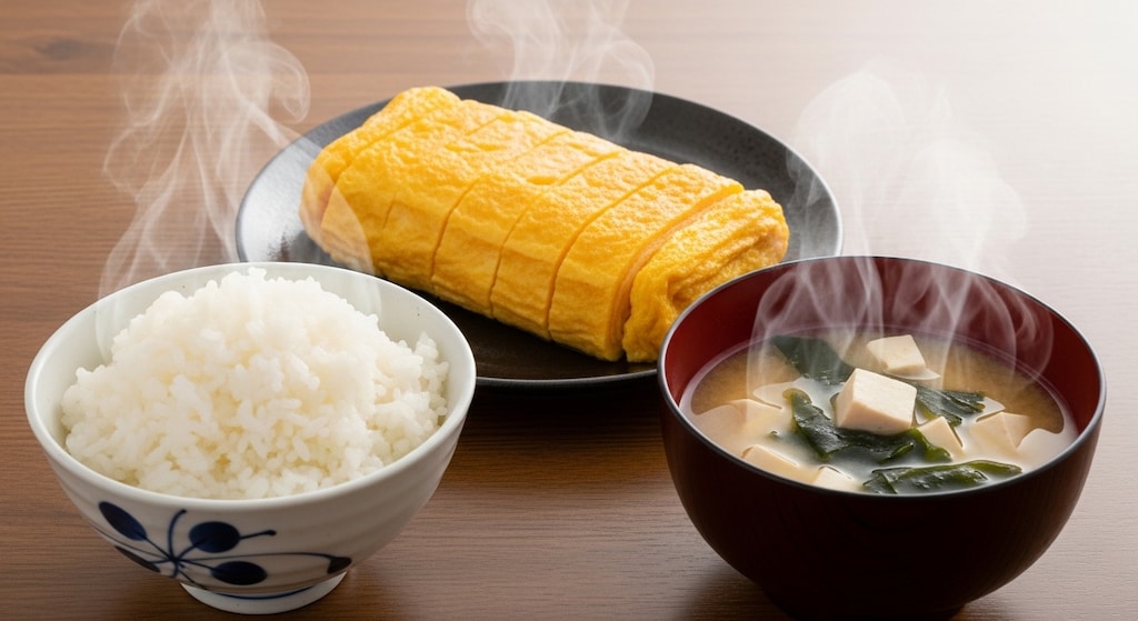 摩訶不思議食堂の卵焼き膳