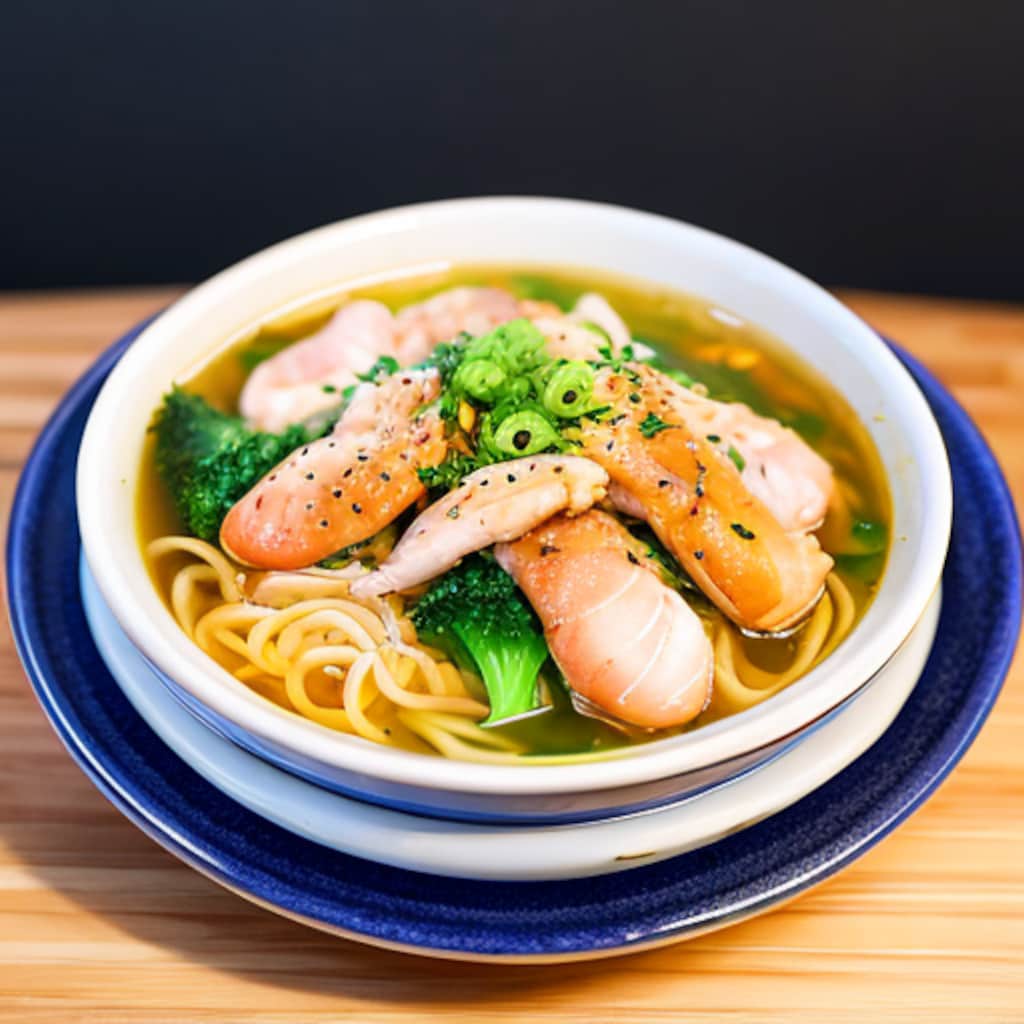 GARNETで秋の海鮮麺