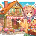 童話のお菓子な家と、女の子★(12枚) 2枚目