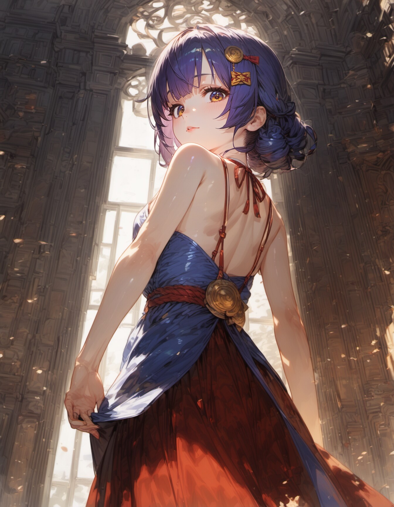 looking back | の人気AIイラスト・グラビア