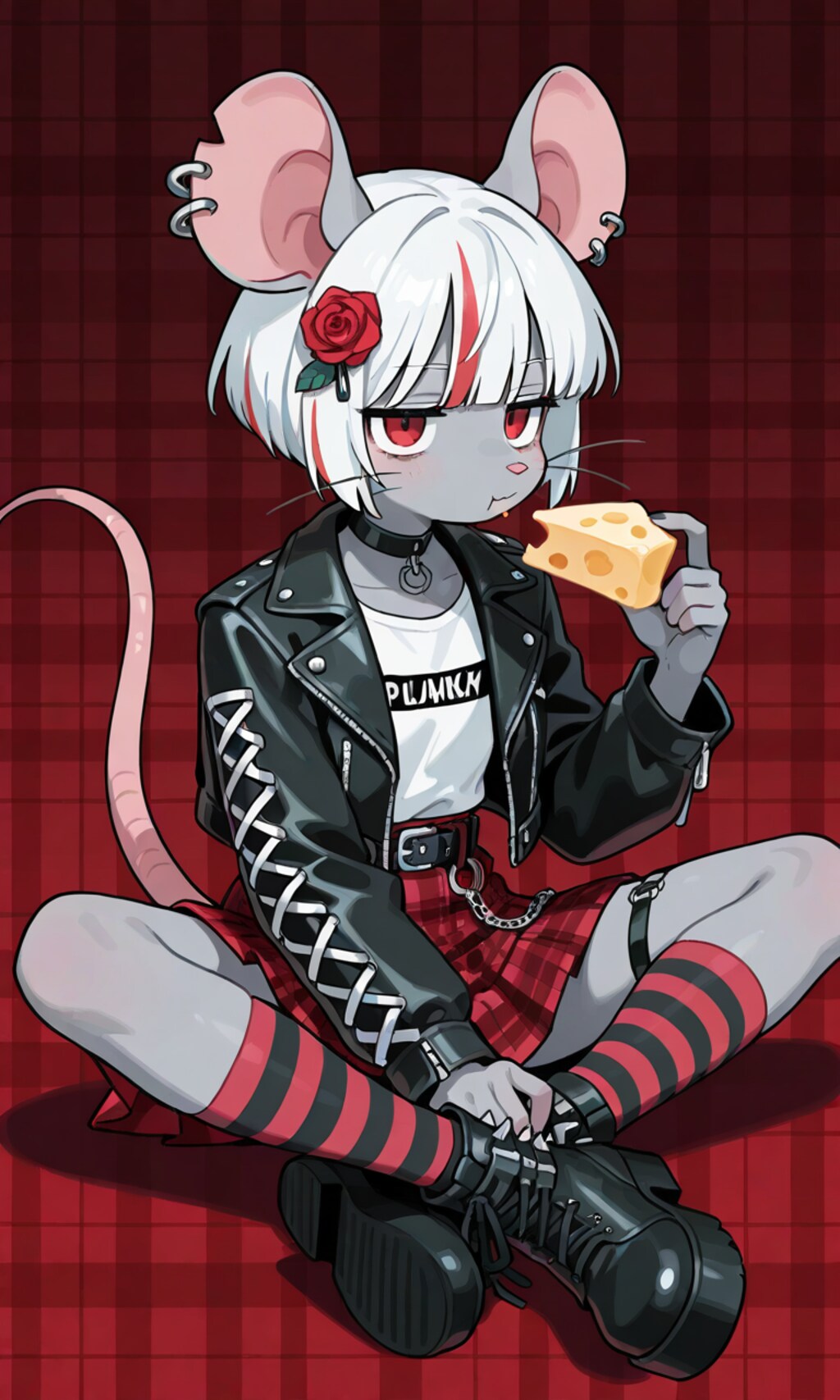 チーズもぐもぐ