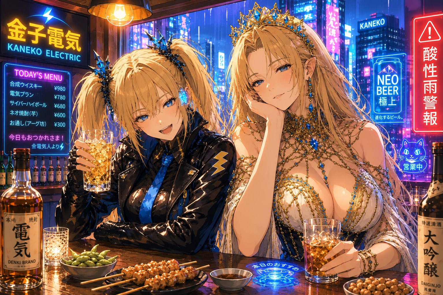 雨宿りのついでに一杯🍶