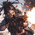 隻眼の女兵士 9枚目