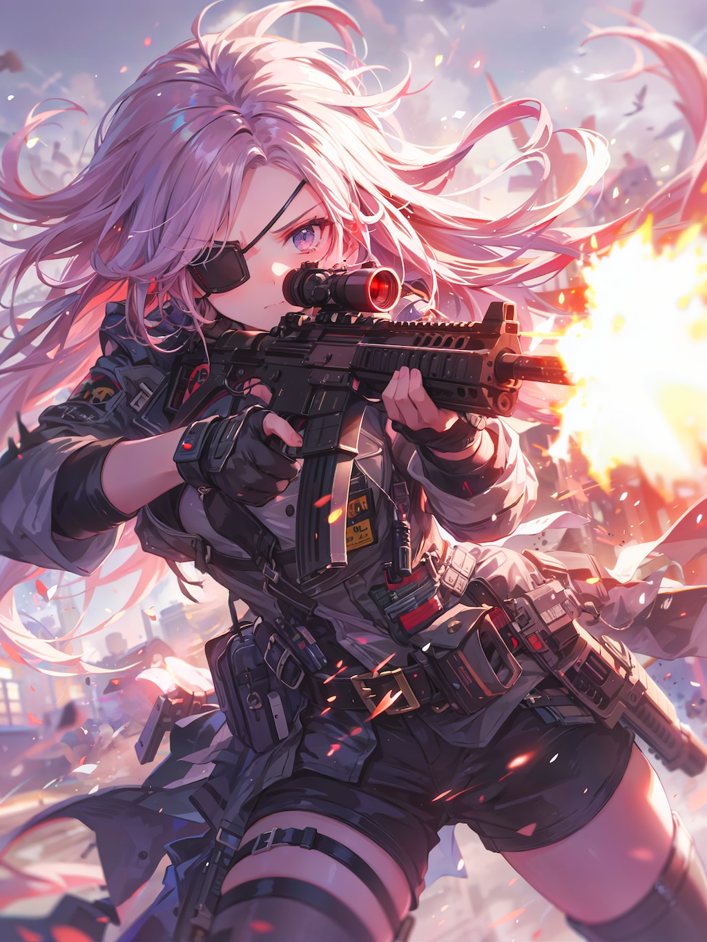 隻眼の女兵士