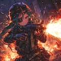 隻眼の女兵士 3枚目