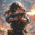 隻眼の女兵士 5枚目